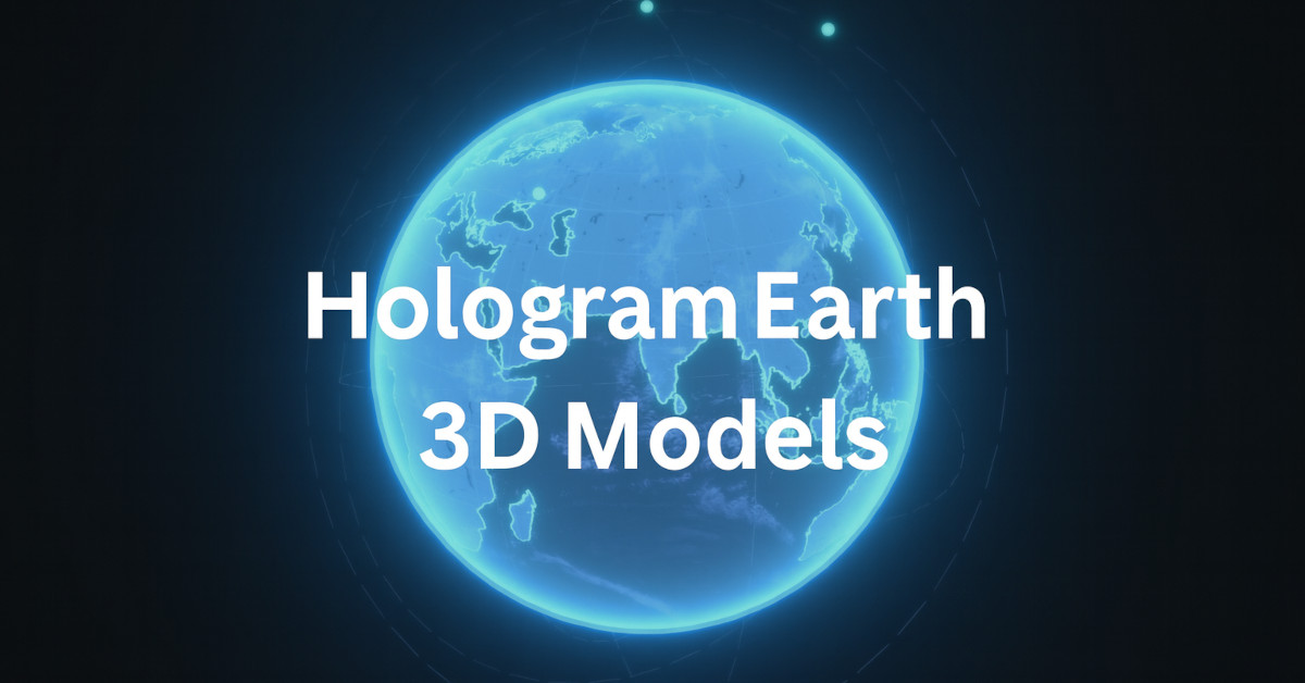 Hologram Earth 3D Model