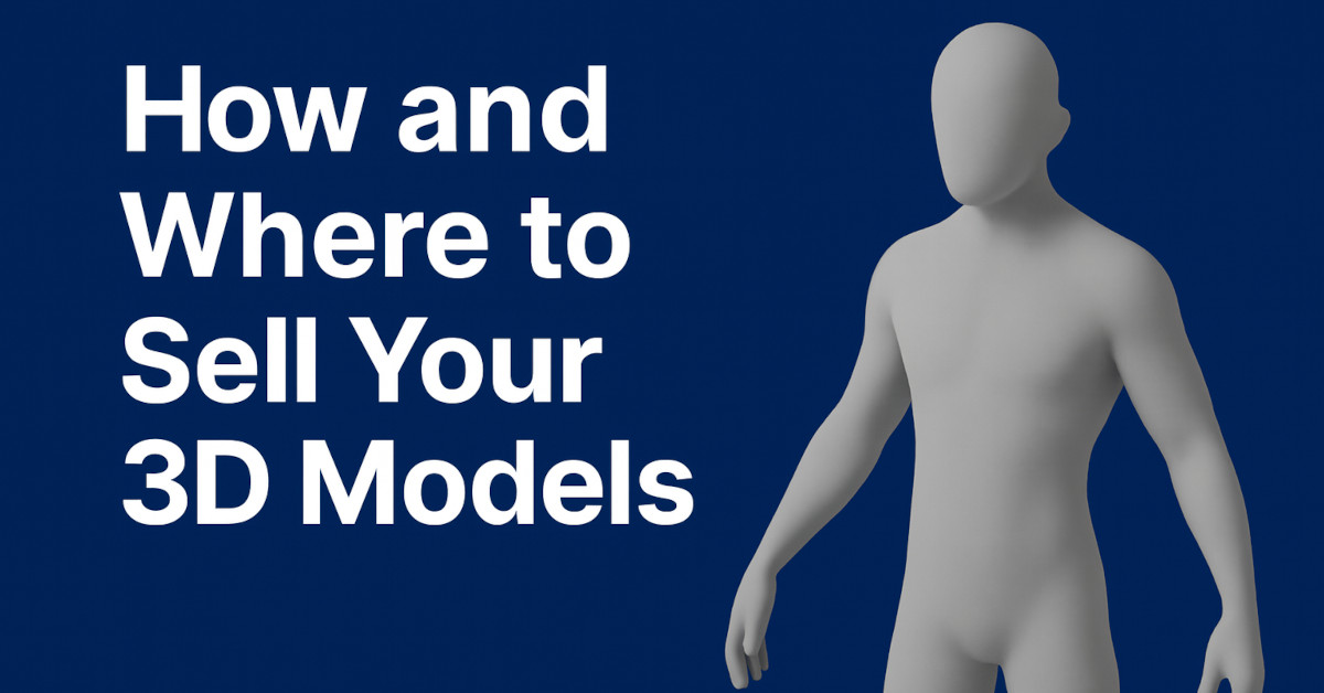 How and Where to Sell Your 3D Models Online